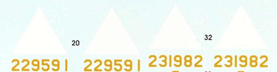 Supplied decals sheet 2