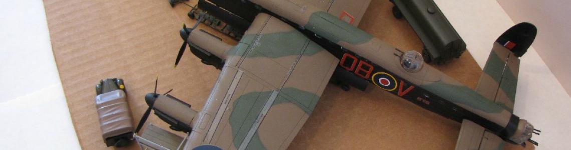 Finished models from gift set