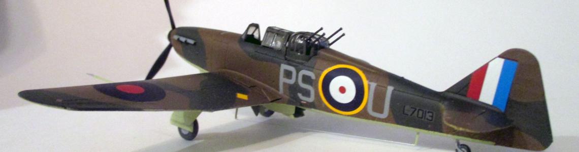 Finished model - from left rear