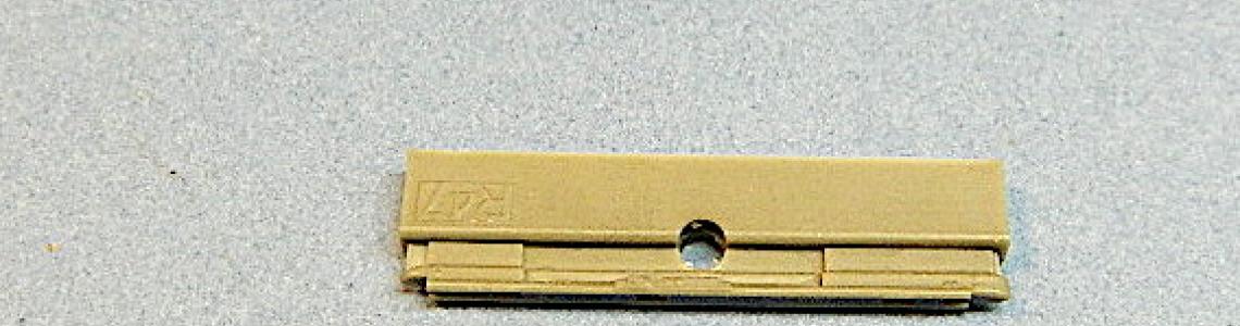 Missile body with rails