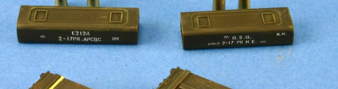 Completed ammunition crates