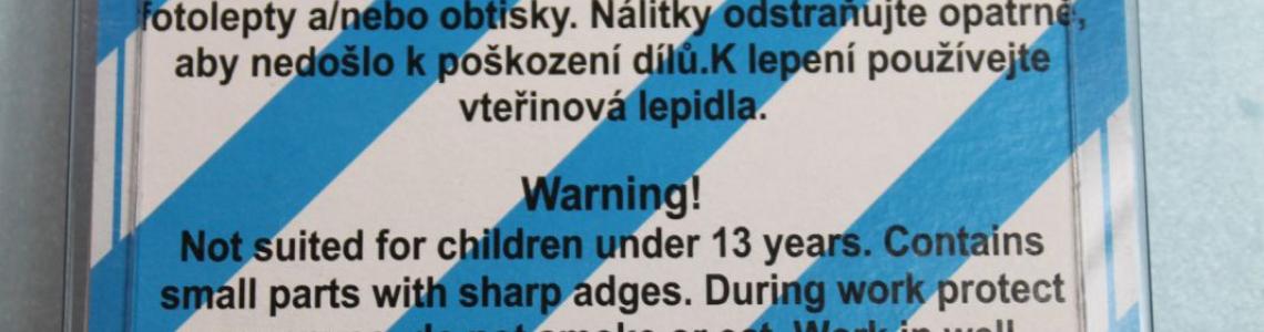 Back of product packaging