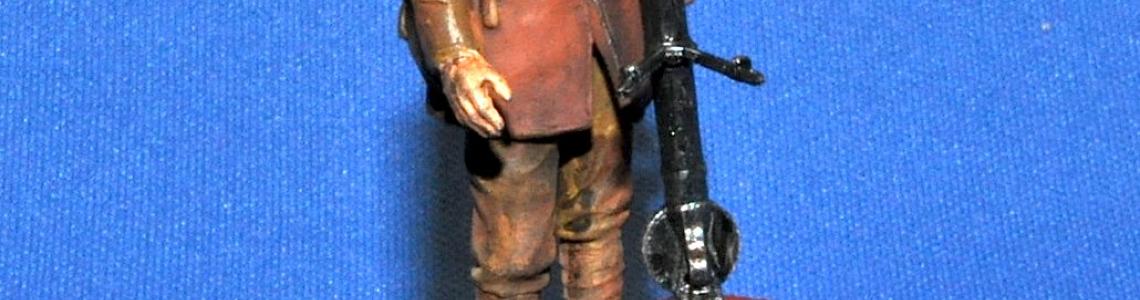 Soldier with Lewis Gun