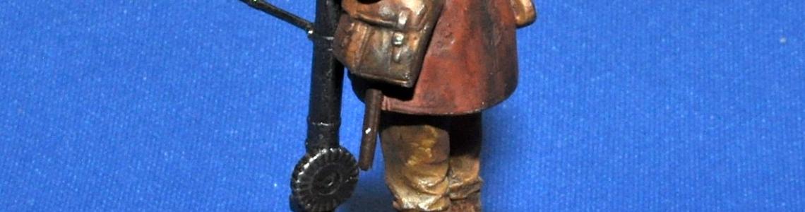 Soldier with Lewis Gun, back