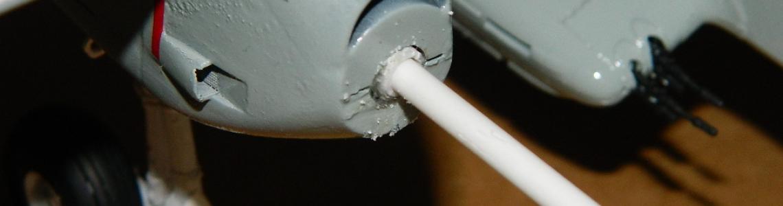 OV10 prop shaft bearing tube installation