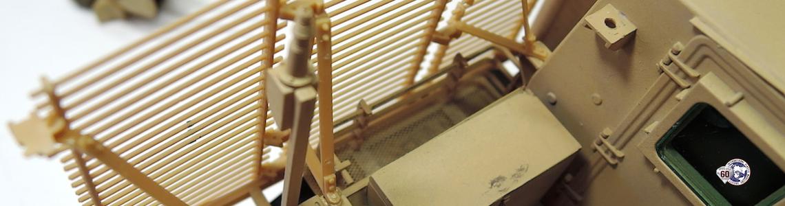 Slat armor bracket detail