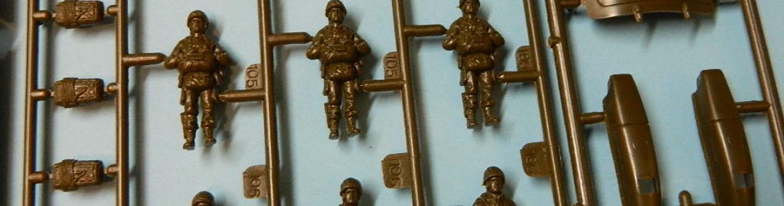 Paratroops With Chute Packs