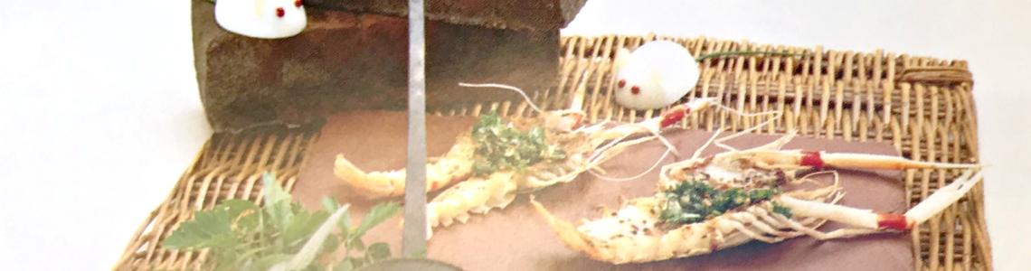 Figure 5: Langoustines with Herb Sauce and Roman Mice 