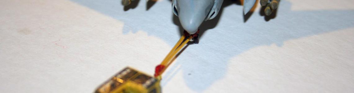 Towbar and tractor towing A-6