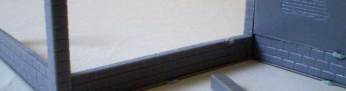 Posts and Short Wall Section