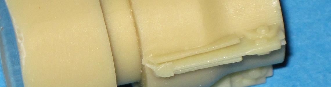 Aft Section on Pour Sprue