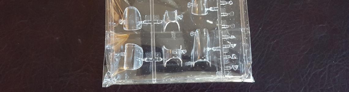 Clear sprue for canopy and lenses for assorted lights