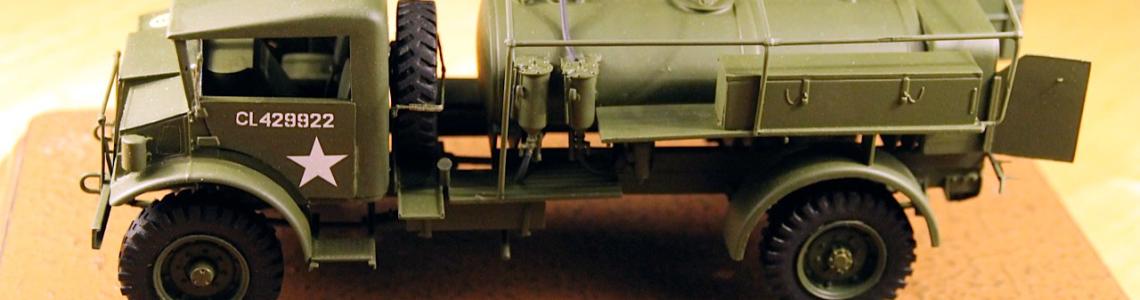 Left side view of truck