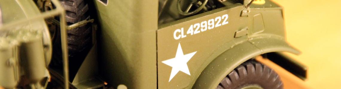 Close-up of cab and front-right side of vehicle