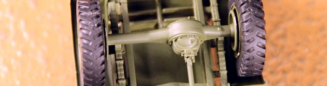 Rear differential, and chasis detail