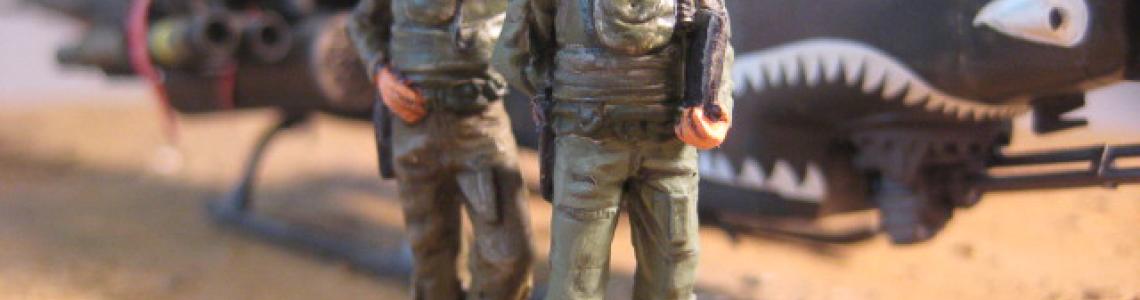 Pilots with AH-1G - Right Side Profile