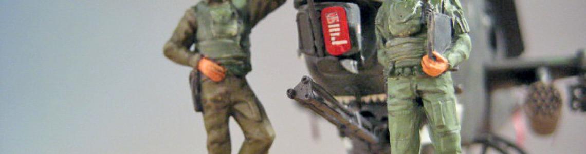 Pilots with AH-1G - Front Profile