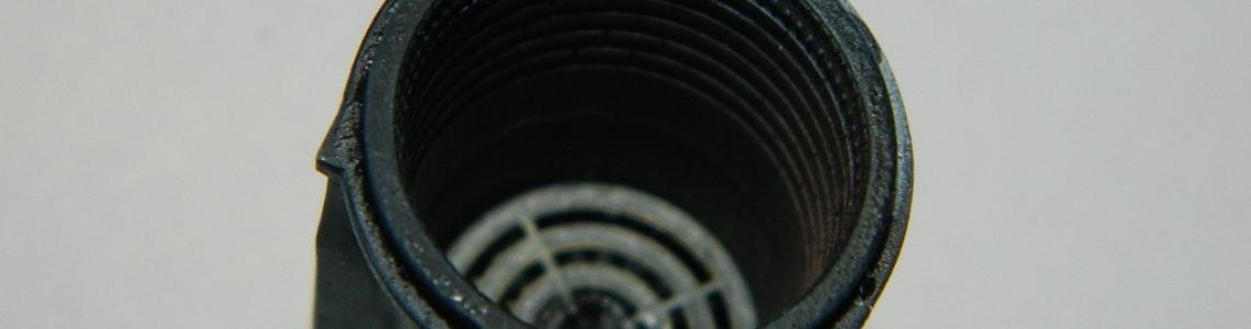 Nozzle installed in tube
