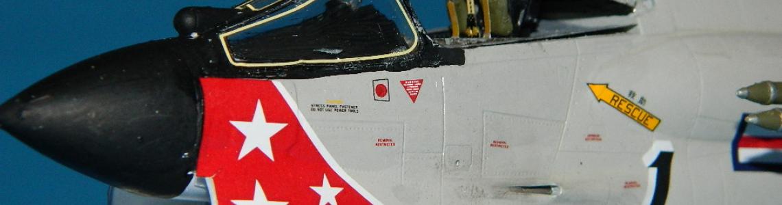 Eduard decals on nose