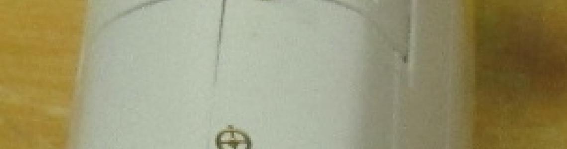 Gunsight Ring & Bead Parts Installed