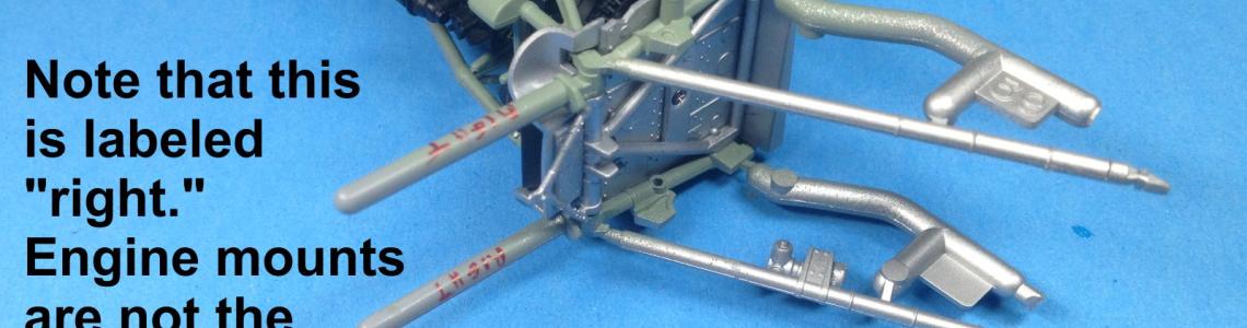 Engine mounts with engine