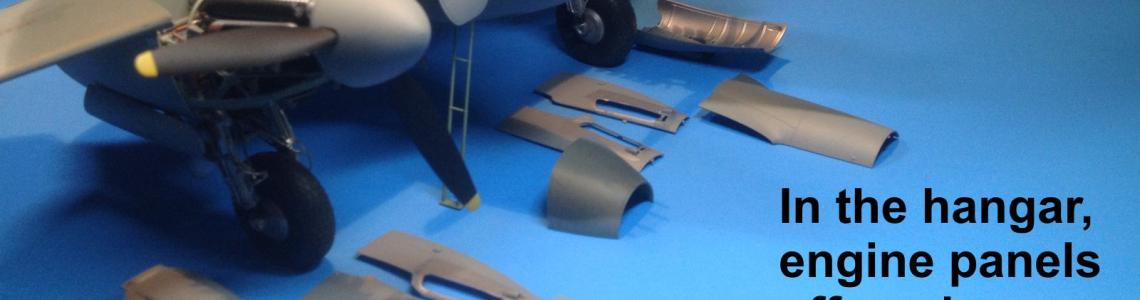 Front view with panels removed and on ground