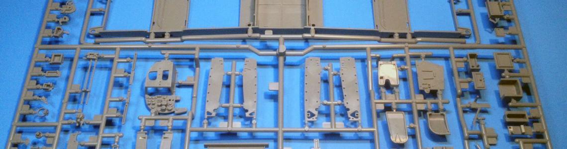 Note the very stout wing spar with solid engine mount panels. The details are excellent. A good example is  the instrument bodies projecting from the panel back in the left central part of the image.