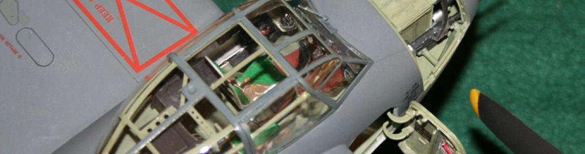 Cockpit section showing canopy and interior