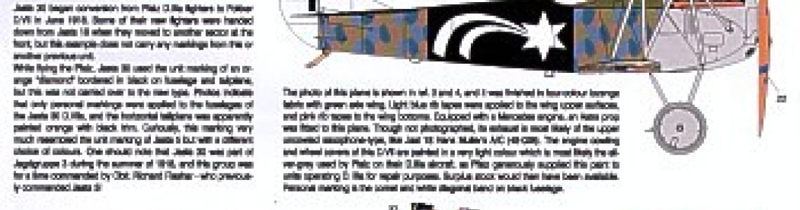 Profile view for individual a/c markings