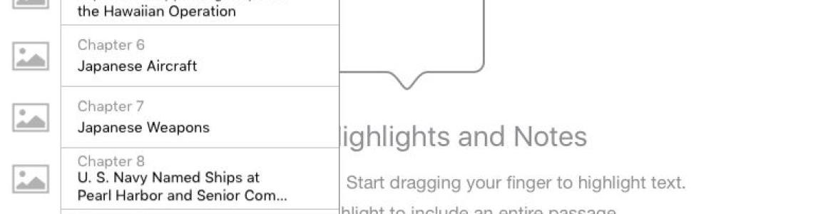 Example of search and note function page