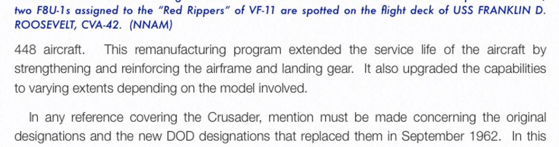 Crusader designations, old and new