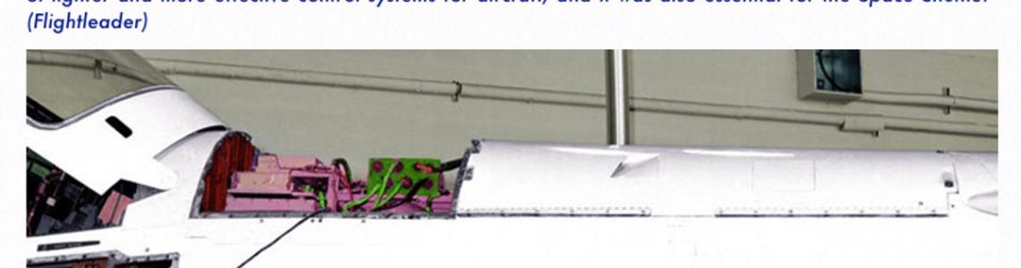 Fly-by-wire, with purple and green!