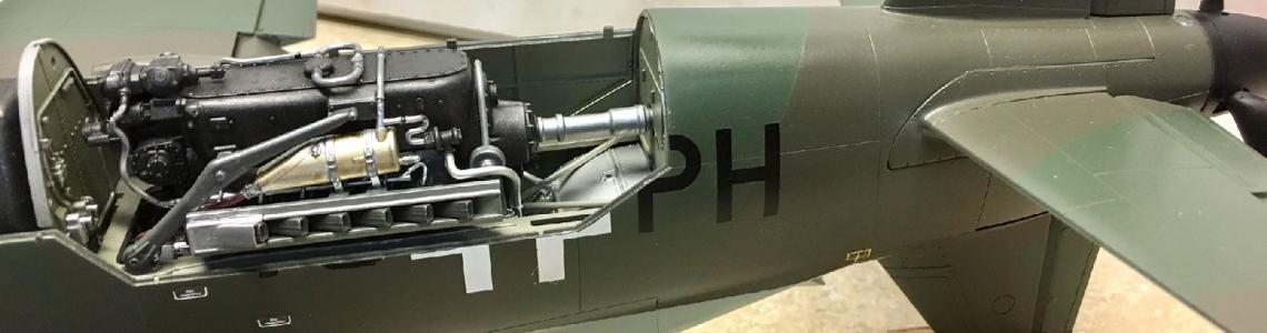 Aft engine and tail detail