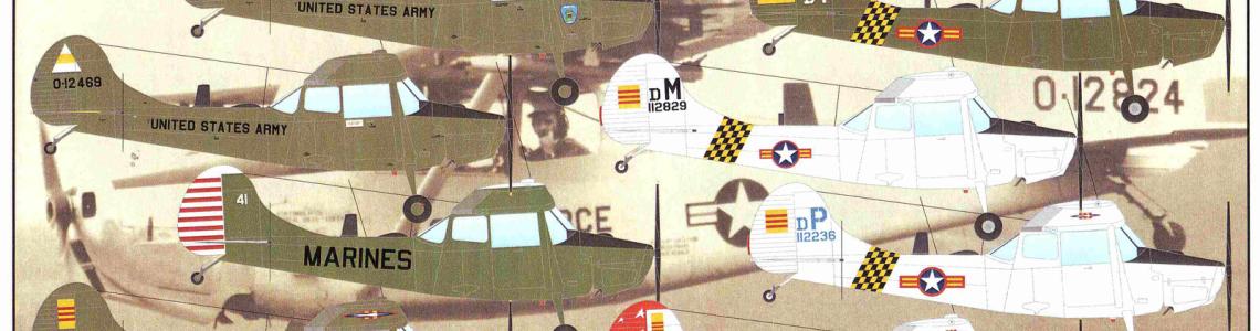 Product cover, showing the aircraft represented, and the locations of the decals