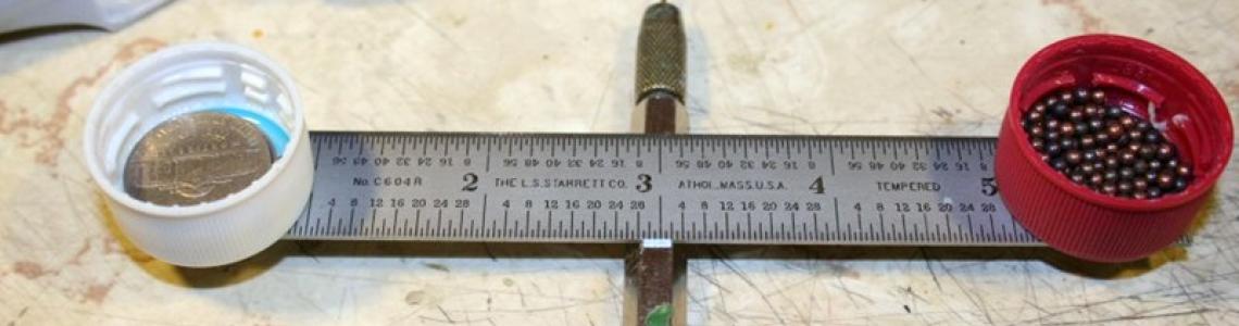 Shot balance measurement for noseweight