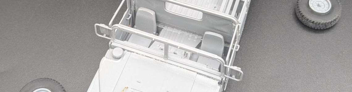 Assembled HMMWV - Top View From Front