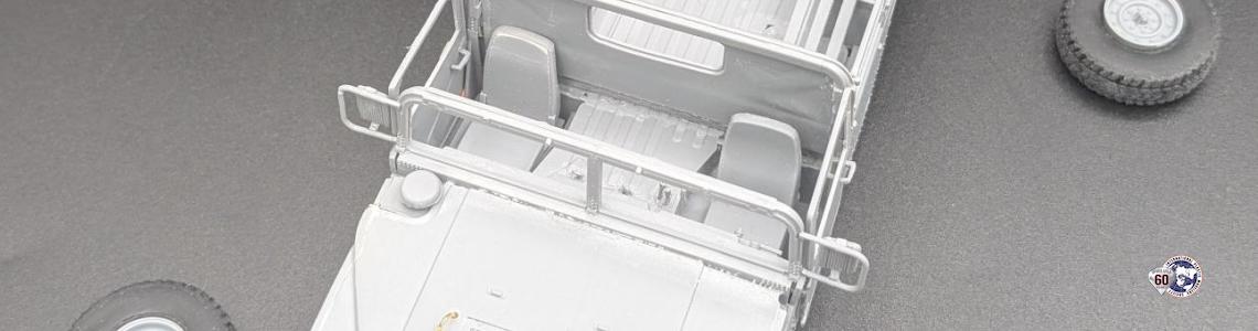 Assembled HMMWV - Top View From Front