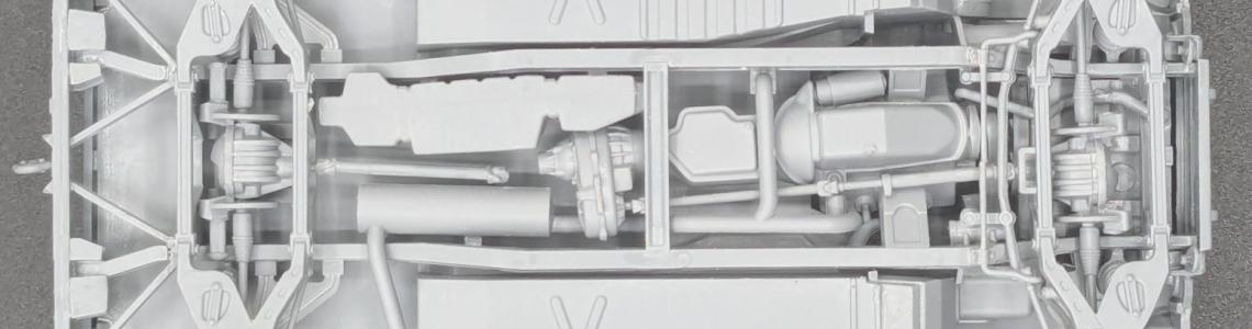 Assembled HMMWV - Underside