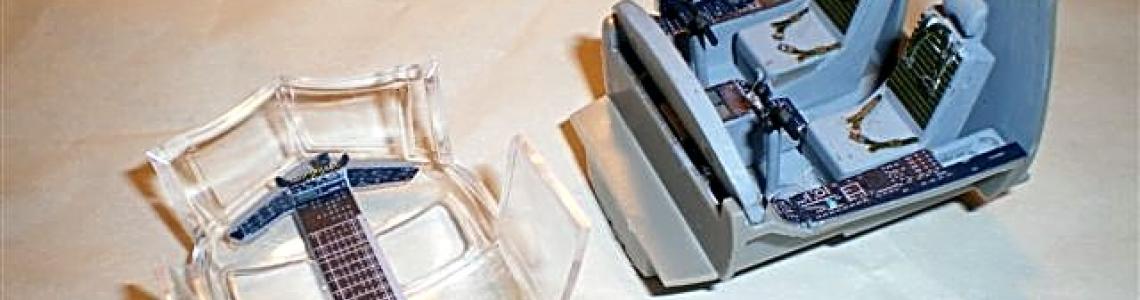 Kinetic kit parts with Eduard parts added