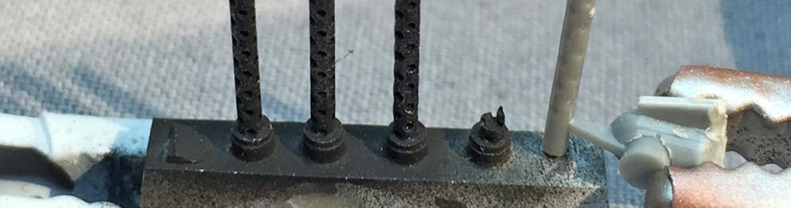 Quickboost Gun Barrels (Left) Compared to Kit Gun Barrel (Right)