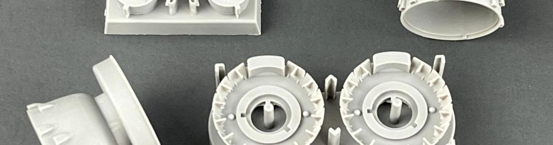 Parts on Resin pour blocks
