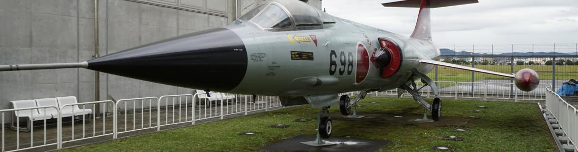JASDF F-104 on display at JASDF museum Hamamatsu. (Courtesy of editor)