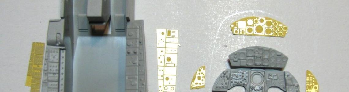 Cockpit with PE parts