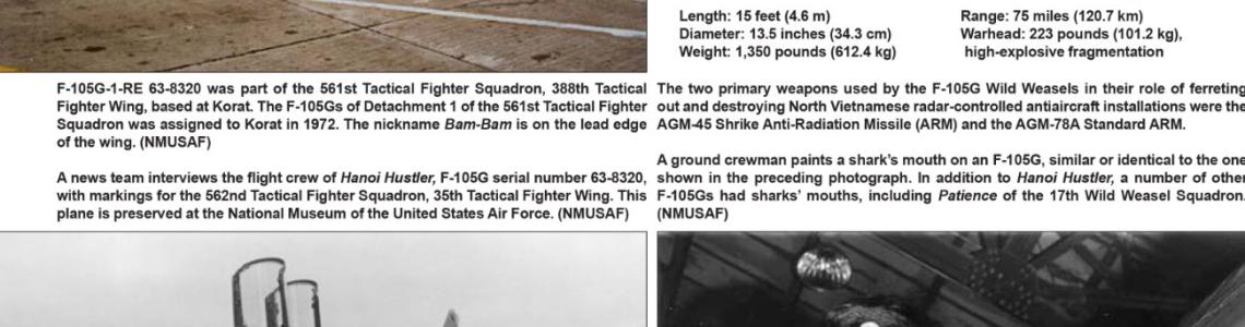 Page 72: F-105F/G weapon systems