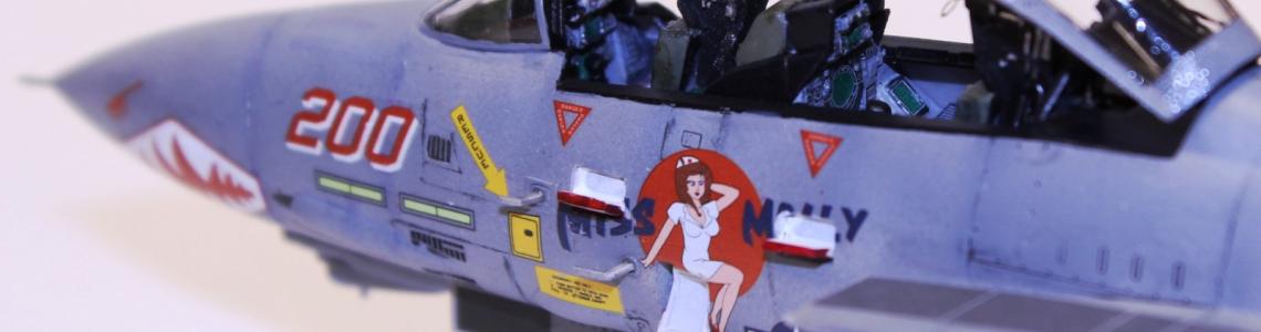 Cockpit Detail & Miss Molly Decal