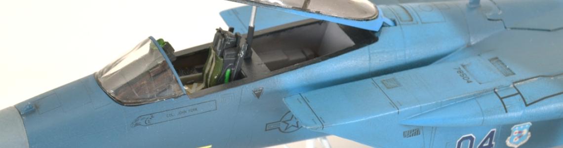 Office - detail shot showing open canopy and cockpit details