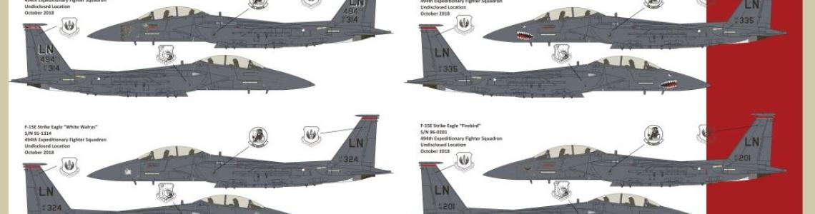 F-15E's...Yeeeessss