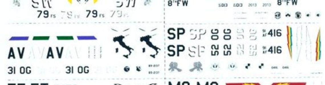 Decal sheet included