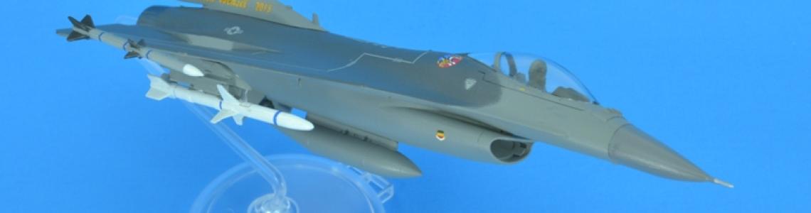 Right-front quarter view of aircraft adorned with YGBSM scheme