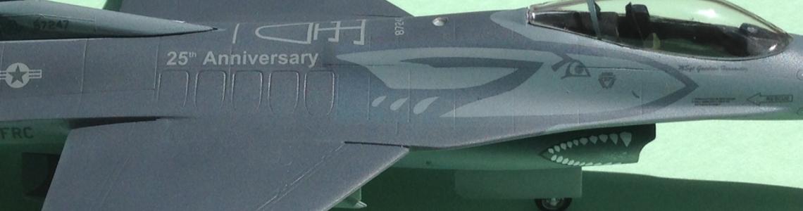 Finished model - close-up